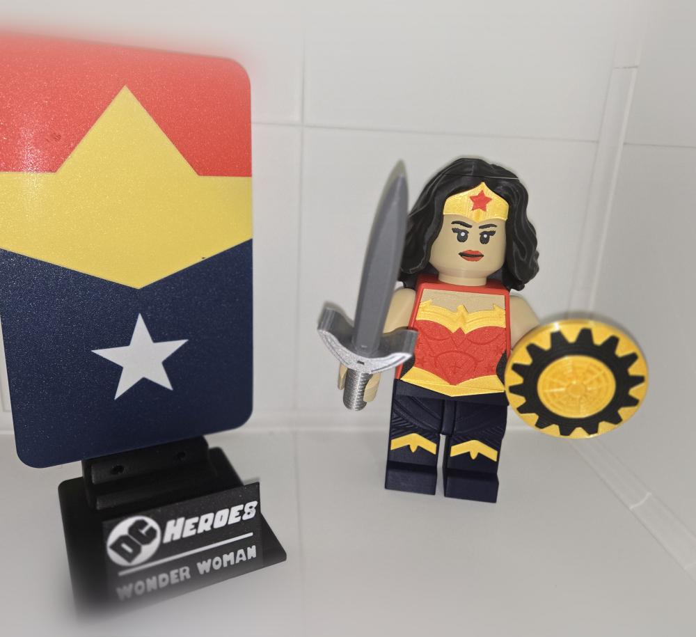 Wonder Woman Backer Plate 3d model