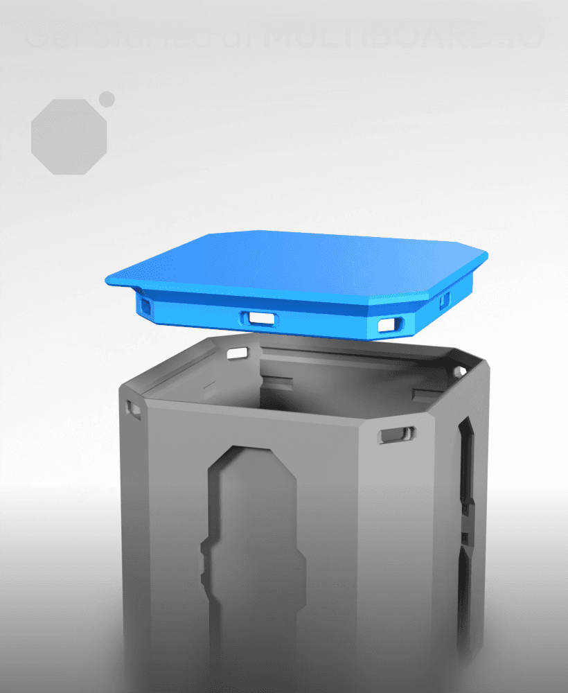 1x1 - Drop-In Lid 3d model