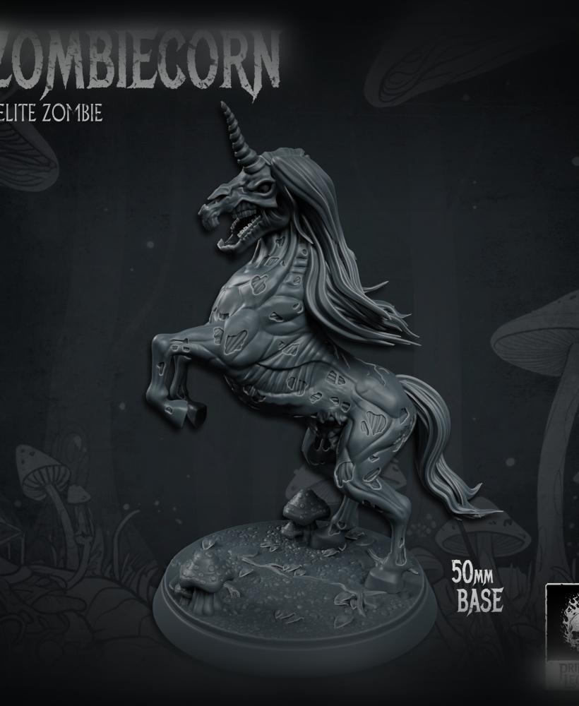 Zombiecorn 03 (50mm Base) 3d model