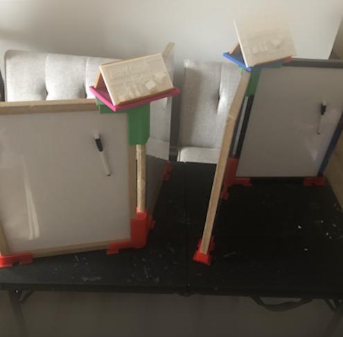 White Board Joints for Shared Display Design 3d model