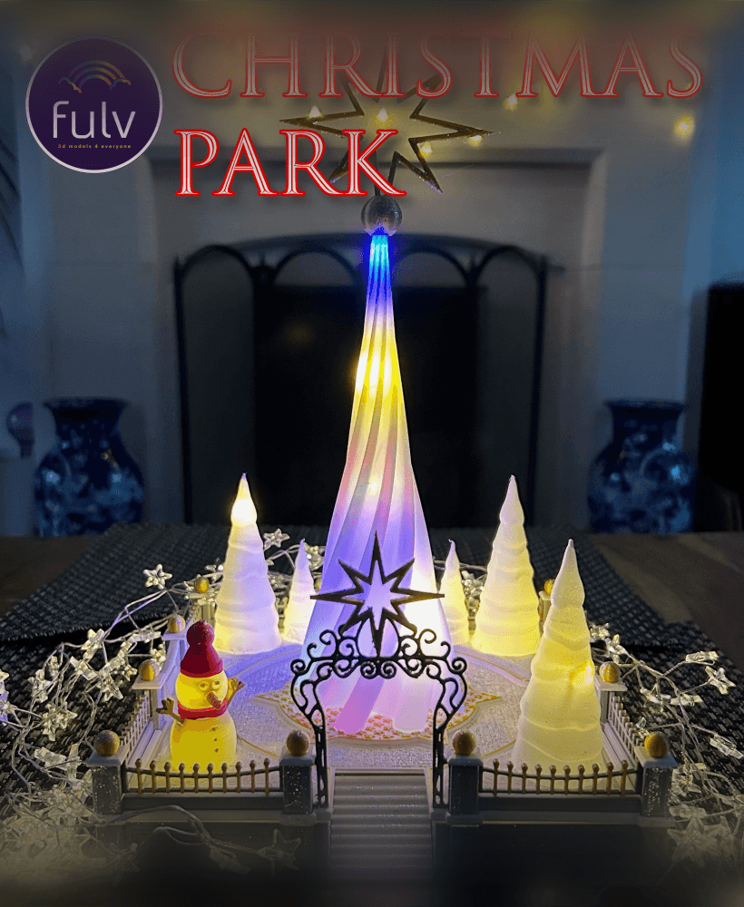 Christmas Park 3d model