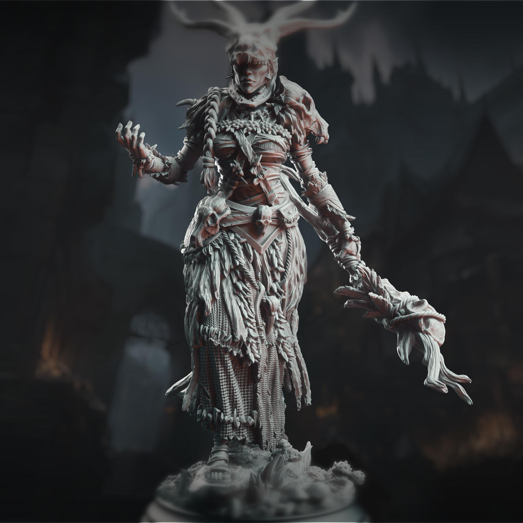 Goliath Druid Elder - Turak'tali 3d model