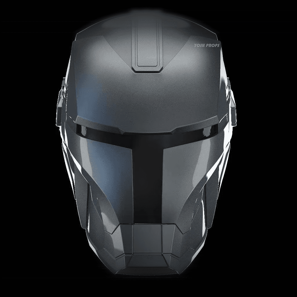 Beskar Man Helmet STL 3D File Iron Man Mandalorian 3d model