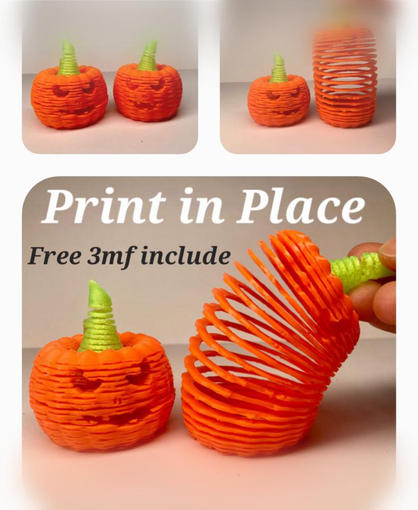 Stretchy, Slinky Pumpkin 3d model