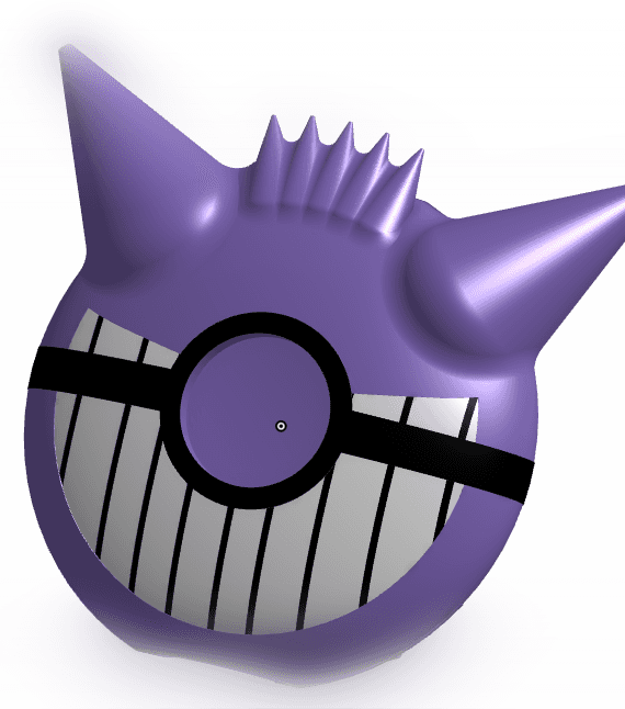 Gengar Pokeball / Pokémon Go Plus + Protective Case 3d model