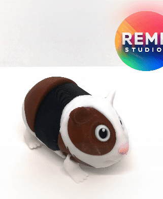 Flexi Guinea Pig | Articulated Guinea Pig 3d model