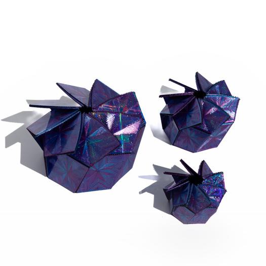 Octagon party favor box - 3 sizes 3d model