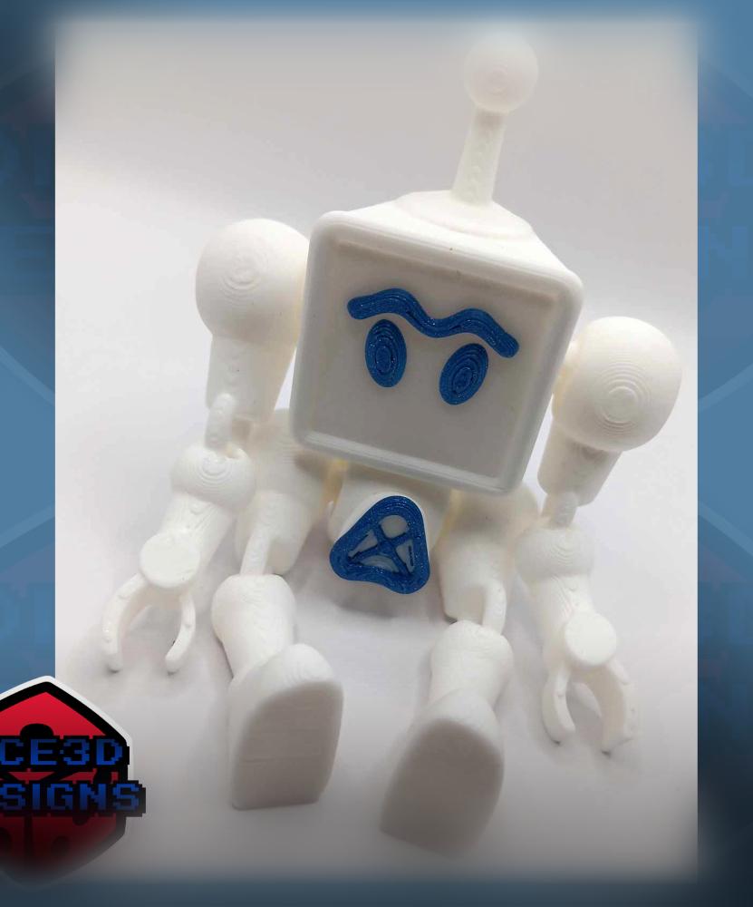 Teledroid Flexi - Scared 3d model