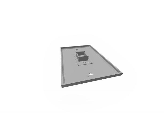 Ethernet Keystone wall plate.stl 3d model