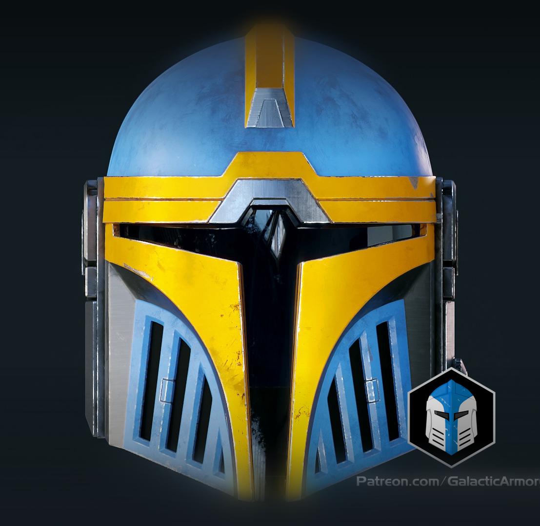 Aran Tal Mandalorian Helmet - 3D Print Files 3d model