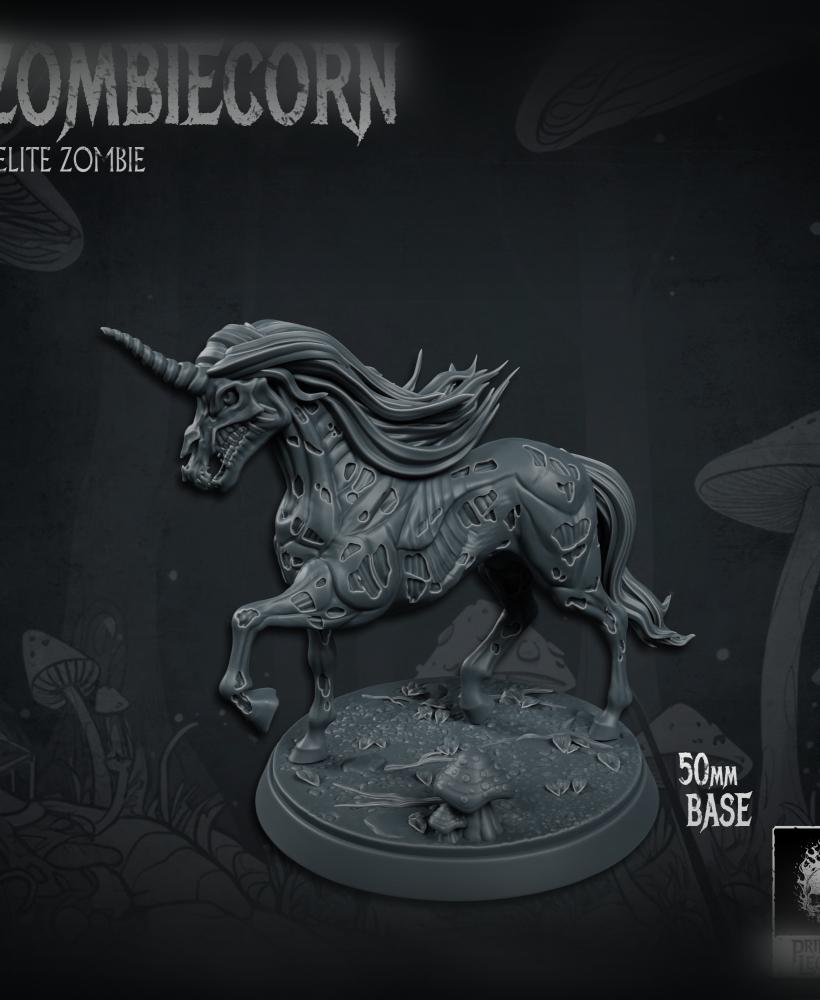 Zombiecorn 02 (50mm Base) 3d model