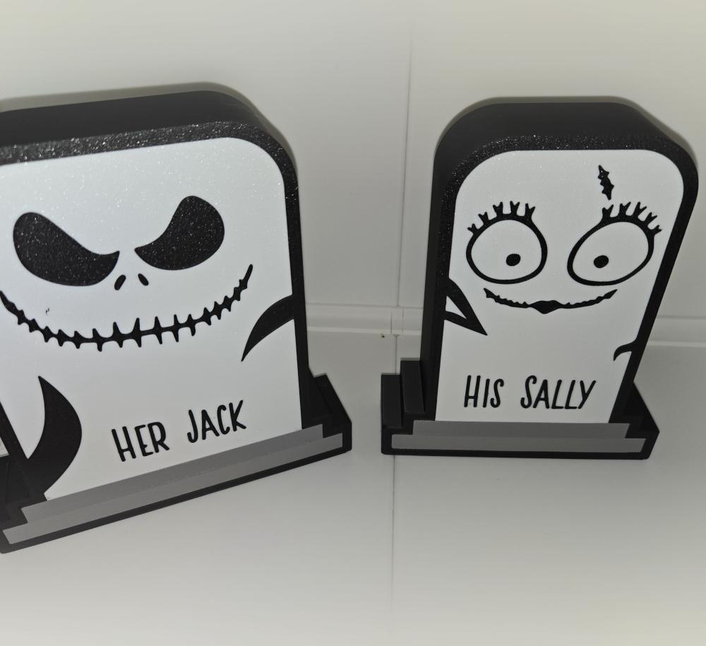 Jack and Sally Lightboxes 3d model