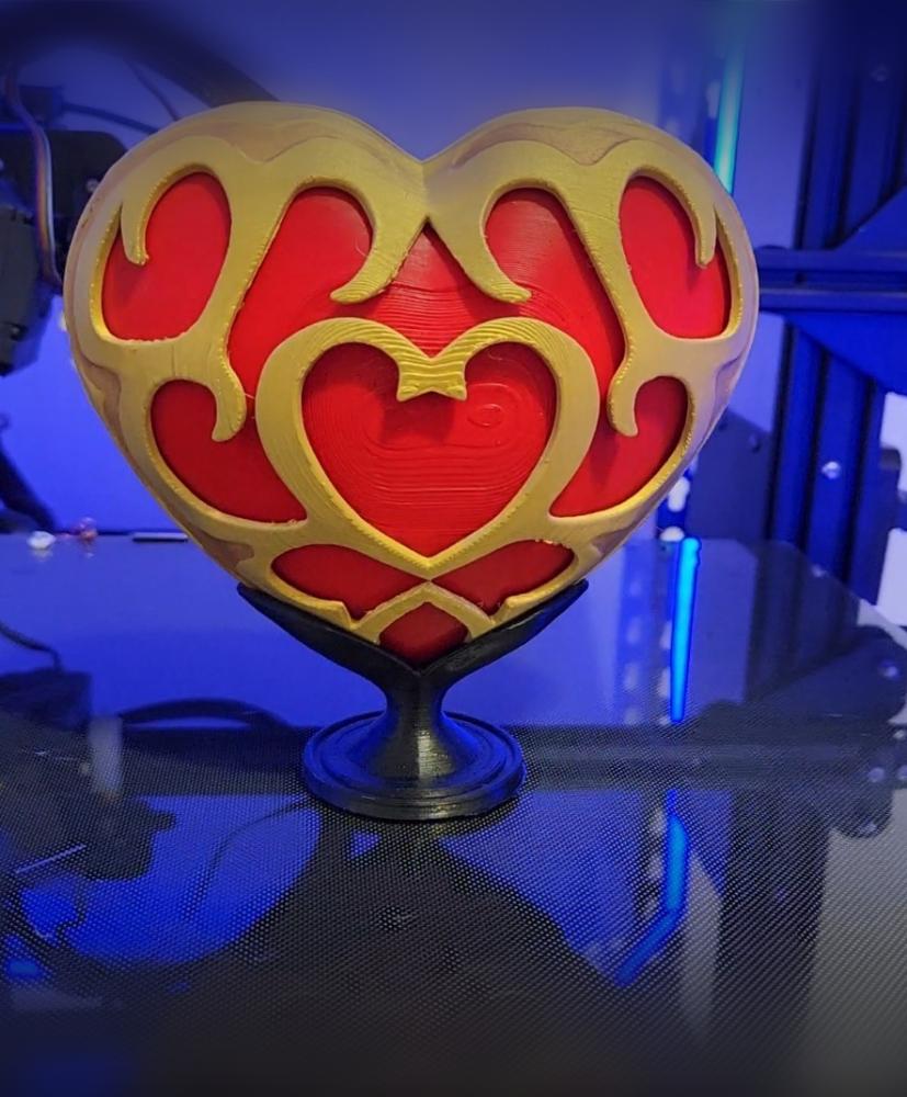 ZELDA HEART CONTAINER 3d model