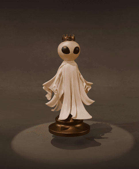 Alien Ghost  3d model