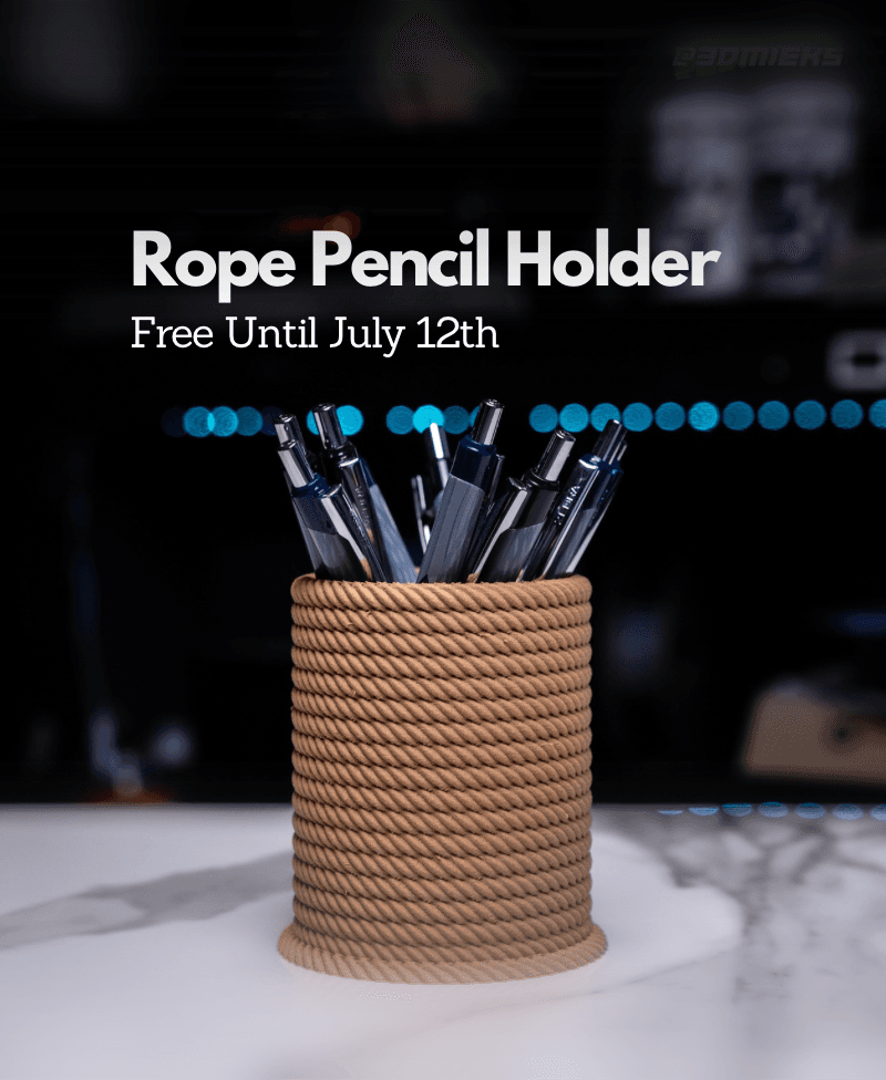 Rope Series | Pencil Holder Cup 3d model