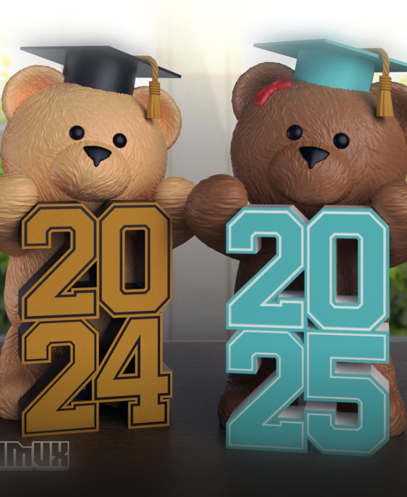 TEDDY BEAR GRADUATION 3d model