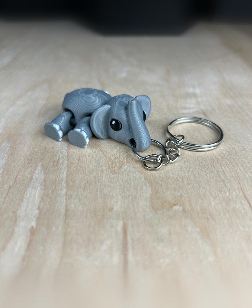 Elephant V1 Keychain 3d model