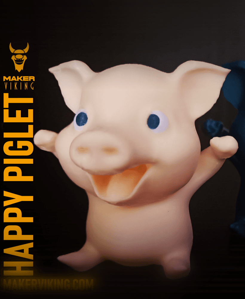 Happy Piglet 3d model