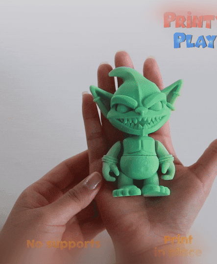 flexi evil goblin.3mf 3d model