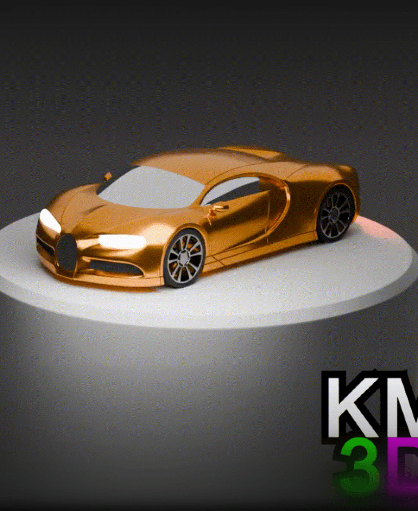 Buggati Chiron 3d model