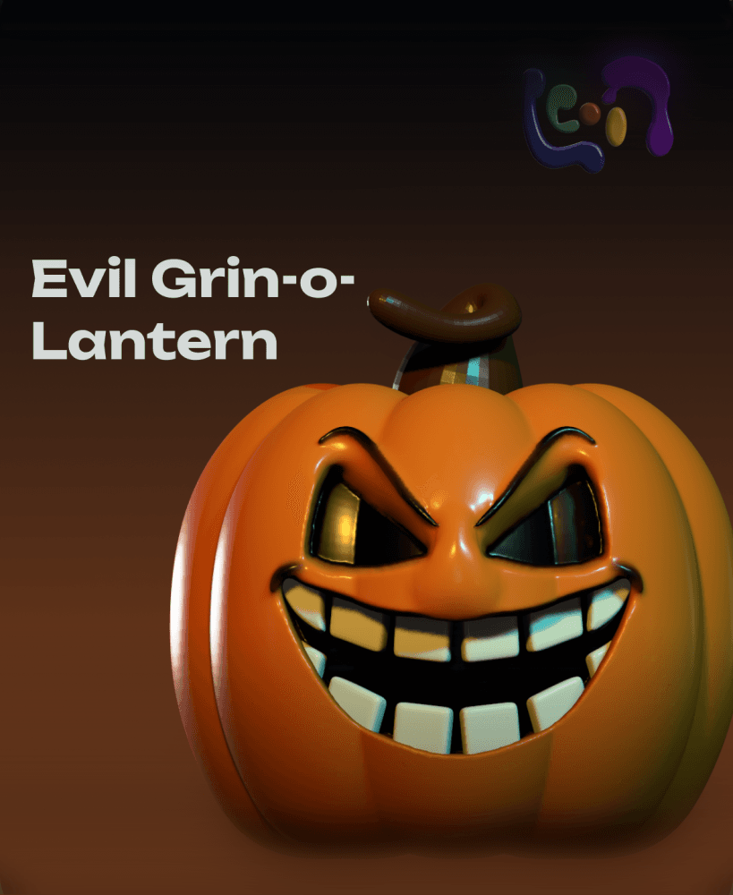 Evil Grin-o-Lantern 3d model