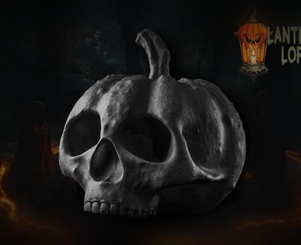 Pumpkin Skull Shaman (Teyoc) (Pre Supported) 3d model