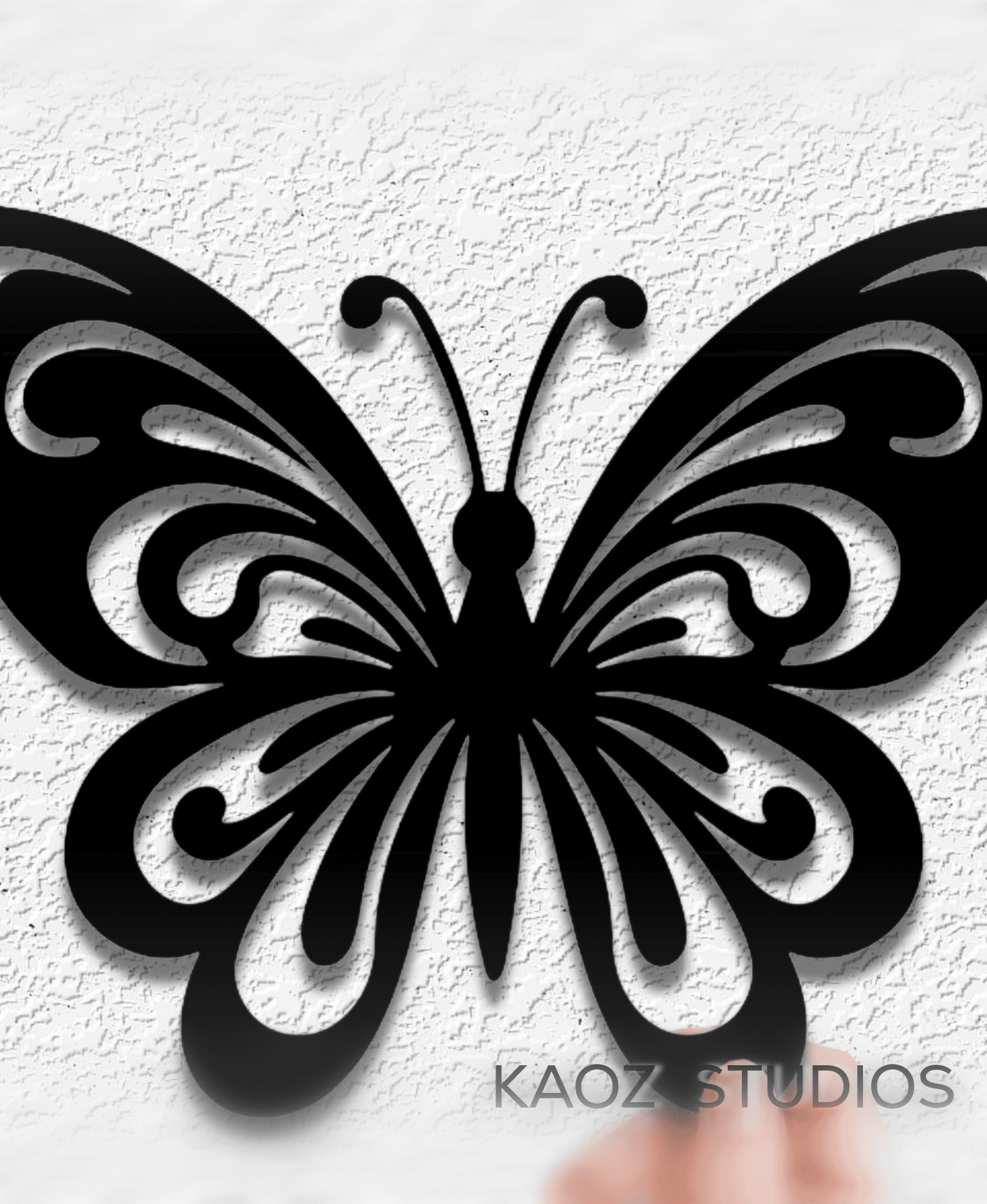 paisley butterfly wall art insect wall decor butterflies decoration 3d model