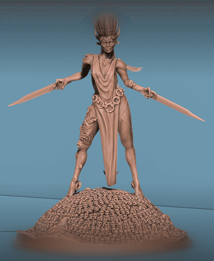 Sisiph The Empress of Pain and Despair 3d model