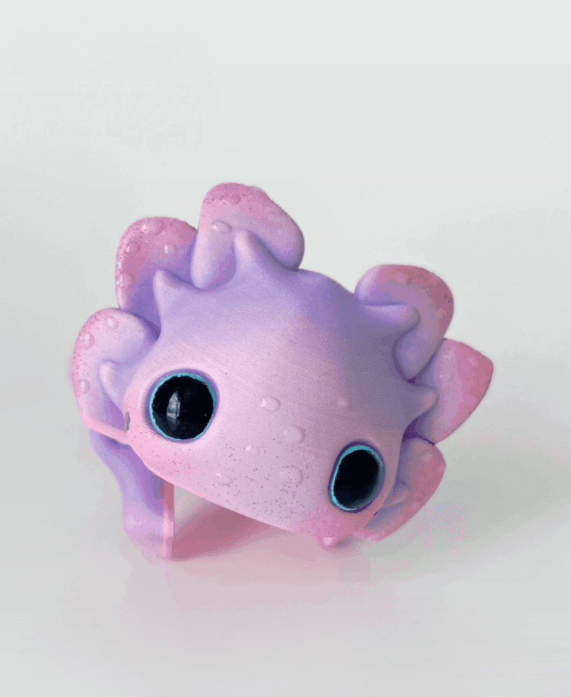 Axolotl Tadpole Flexi 3d model