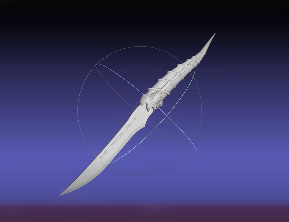 Game Of Thrones Catspaw Valyrian Steel Dagger 3d model