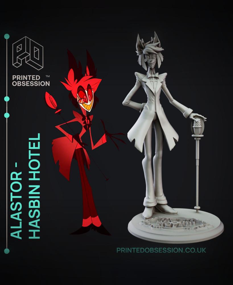 Alastor - Hasbin Hotel - Fanart 3d model