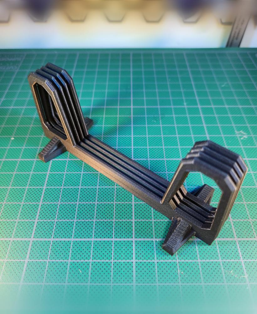 Simple Build Plate Holder for Bambu A1 Mini (Holds 3 Plates) 3d model