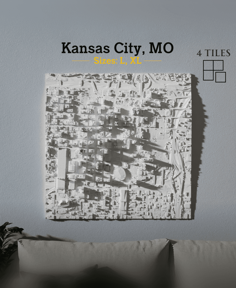 Kansas City, MO - Large & Extra Large 3d model