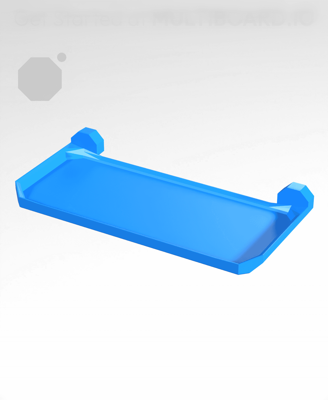 5 Multiholes, Push-Fit Shelf 3d model