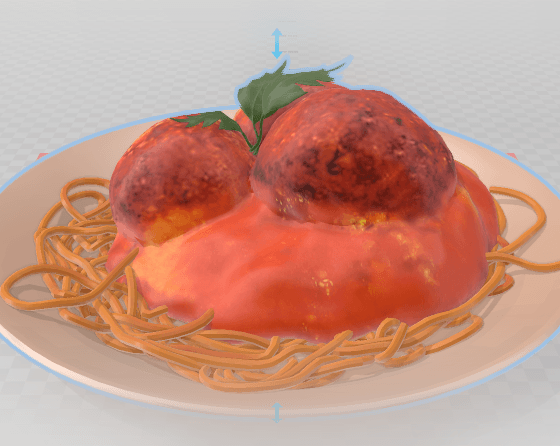 Pasta 3d model