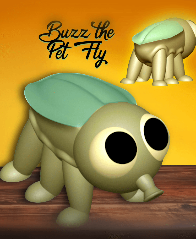 Buzz the Pet Fly Halloween Insect 3d model