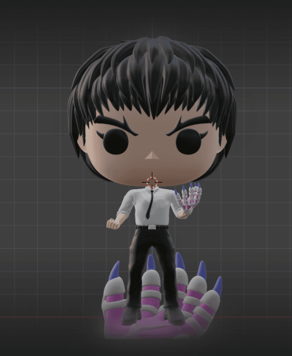 Jigoku Sensei Nube Funko style 3d model