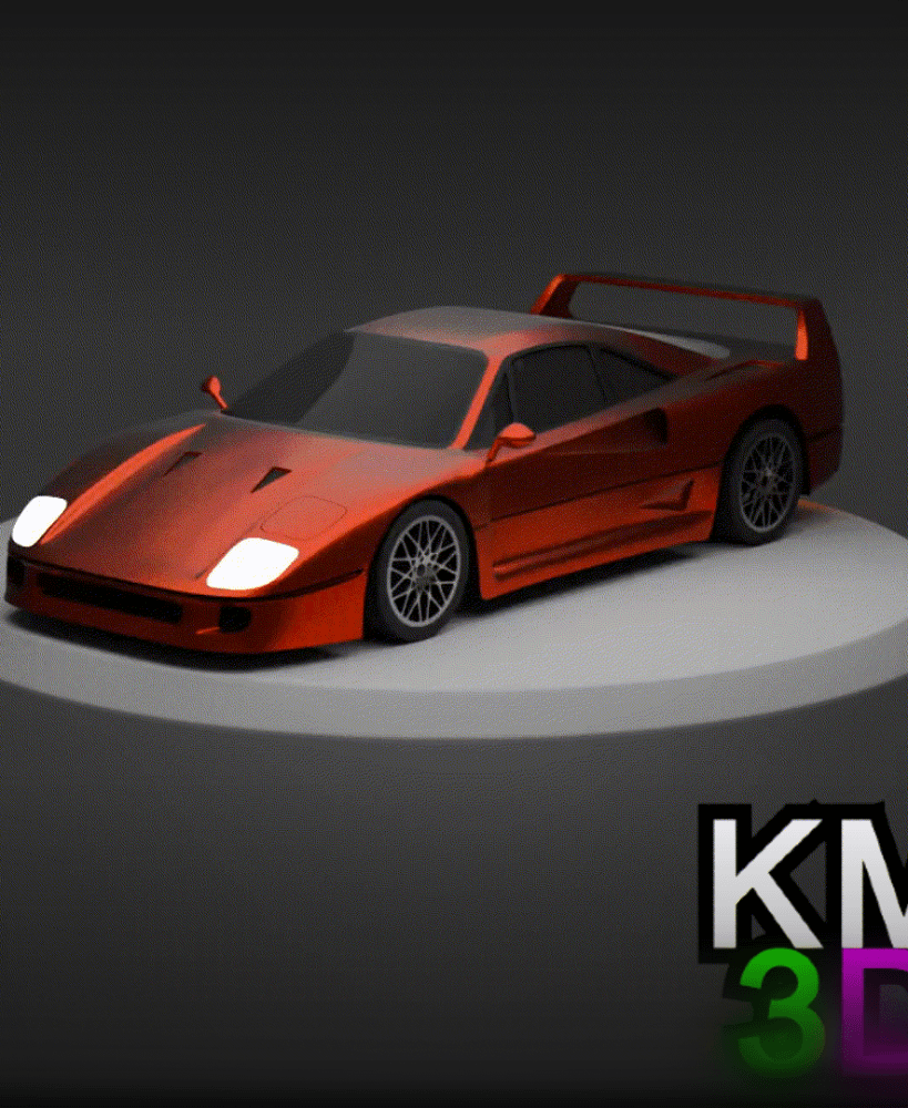 Ferrari F40 3d model