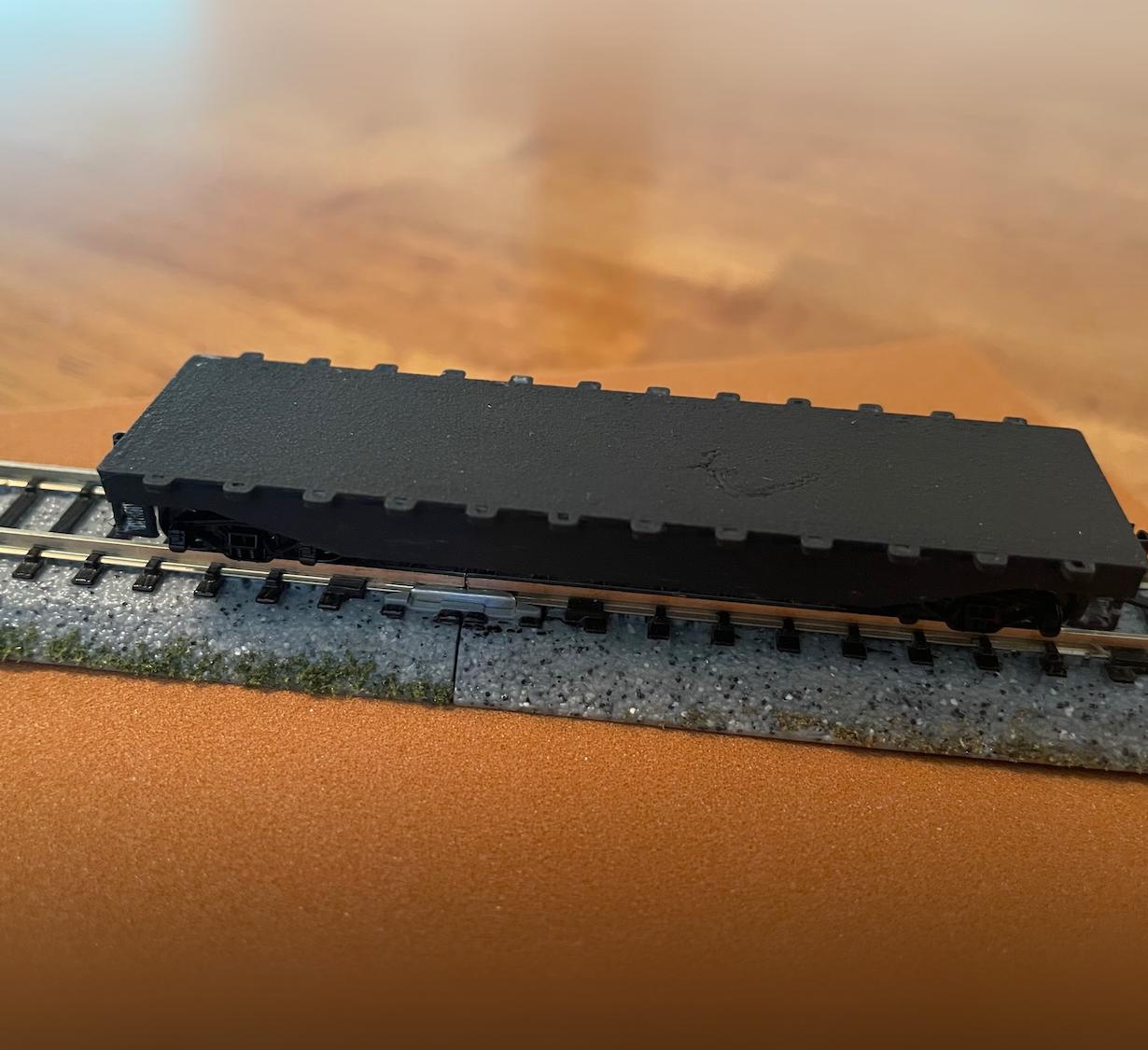 N scale 40 foot flatcar 3d model