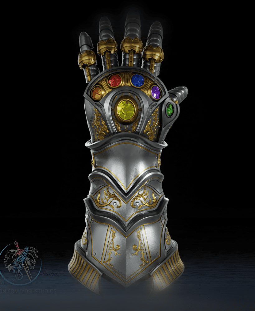 Dr Doom Infinity Gauntlet 3d model