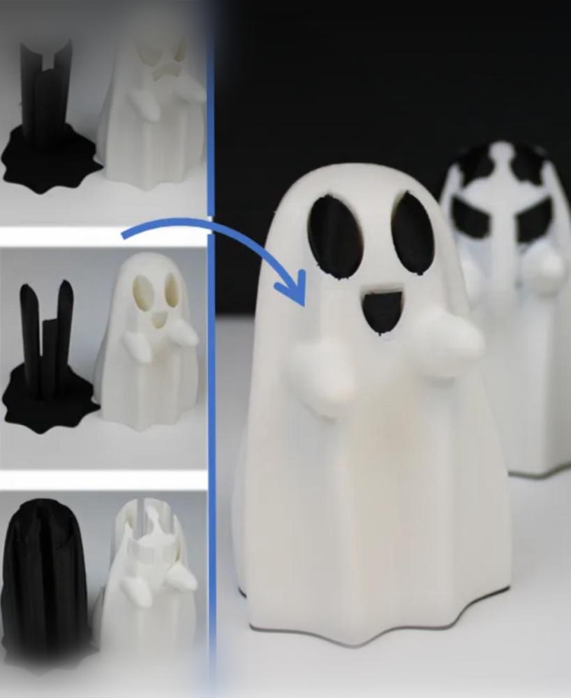 Ghosties - Single Extruder-Dual Color 3d model