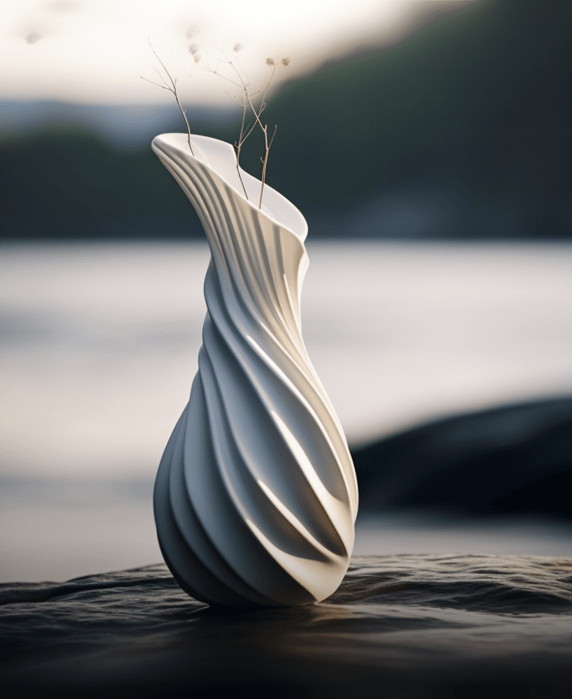 Livigno Vase – Contemporary Spiraled Elegance 3d model