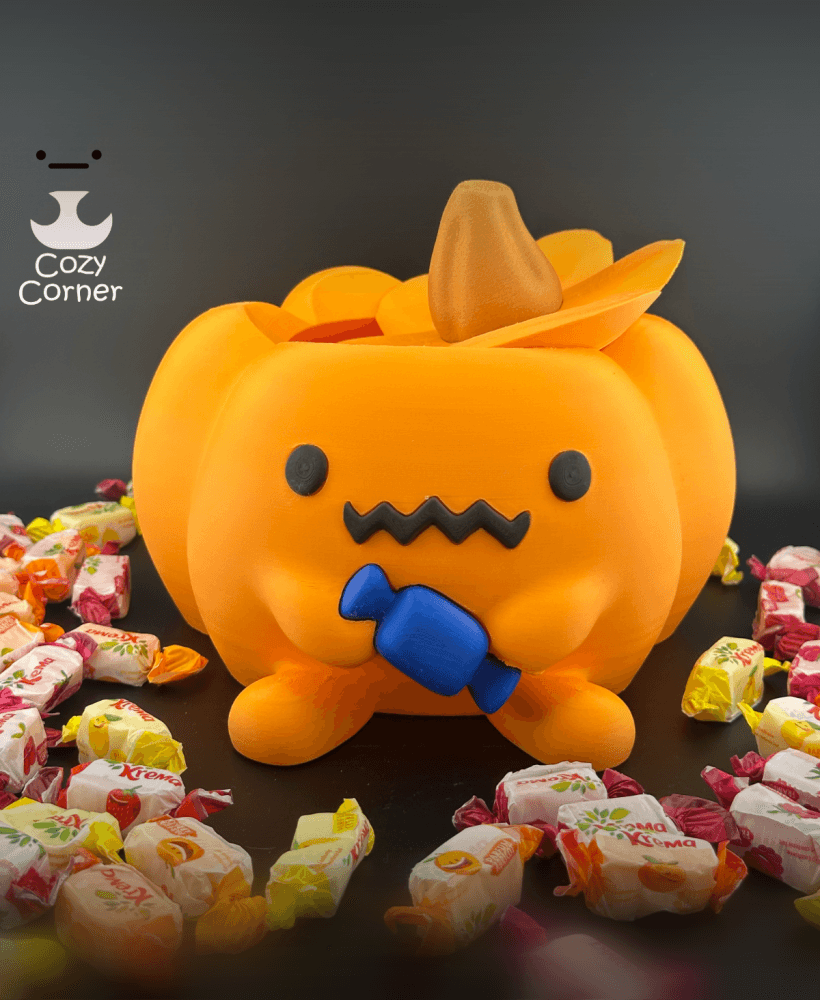 Pumpkin candy bowl 3d model