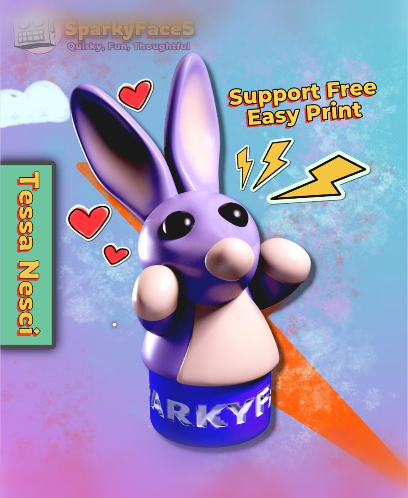 Bilby Game Token 3d model