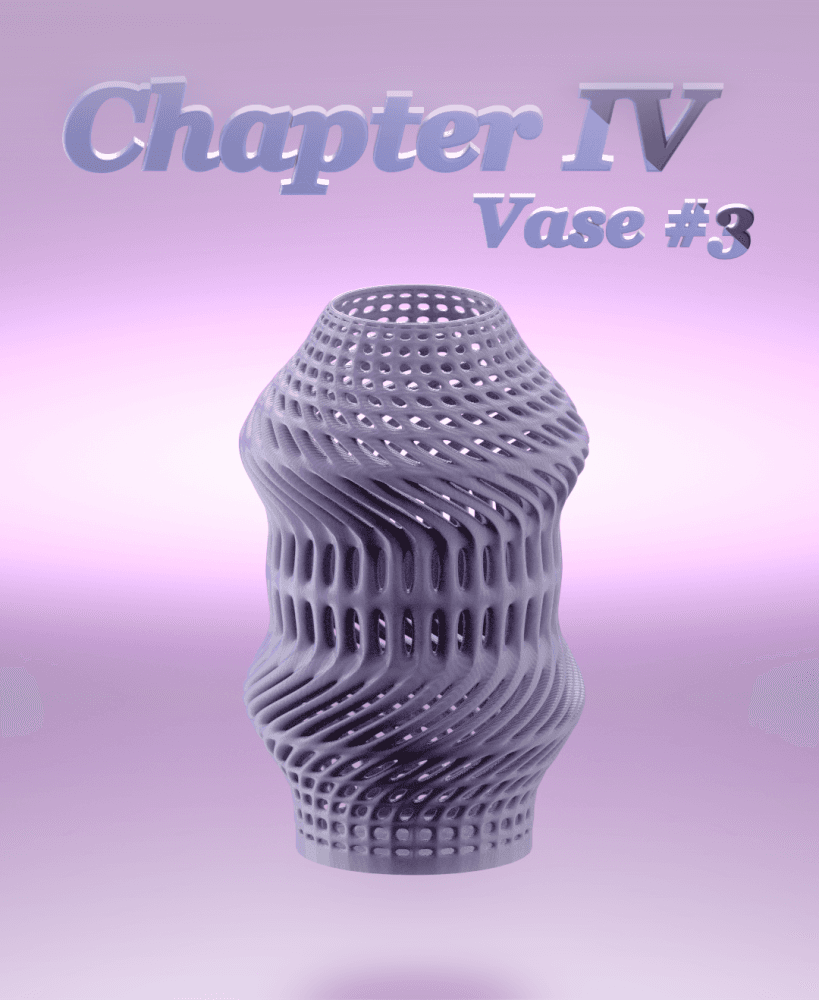 C4 Vase #3 3d model