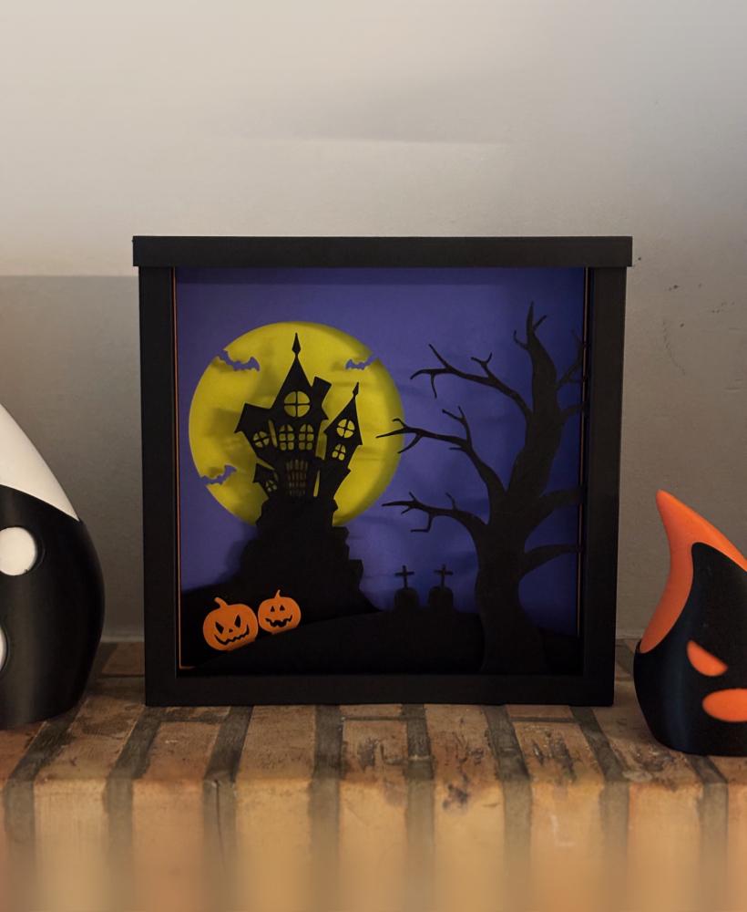  Halloween shadowbox 2024 3d model