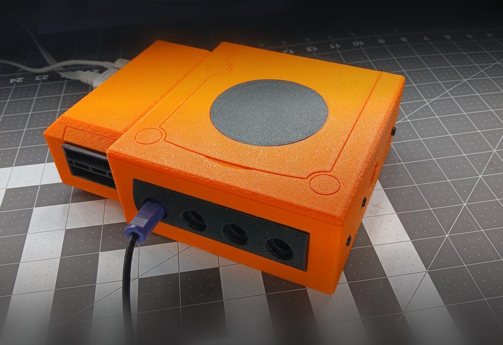 Homebrew Wii GameCube Case 3d model