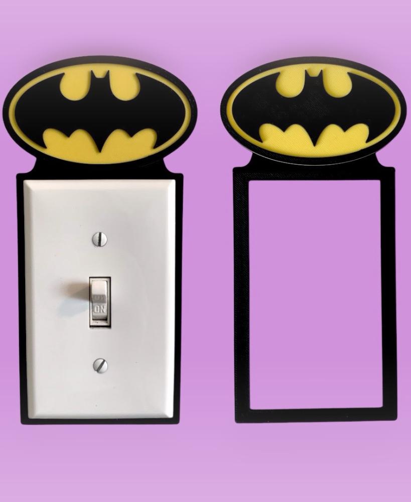 Batman Light Switch Backer 3d model