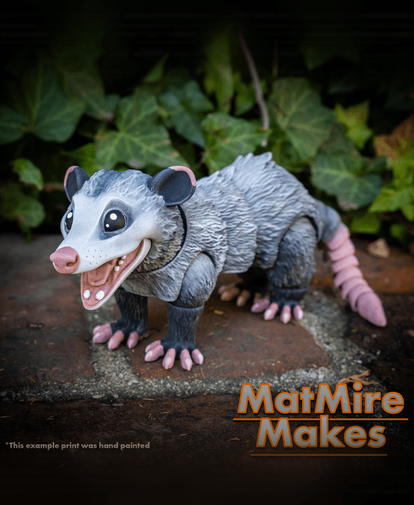 Opossum - Articulated Figure 3d model