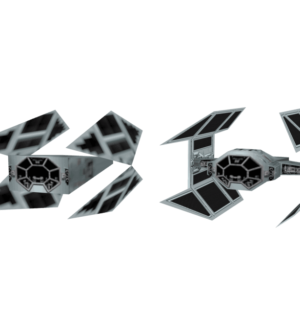 Star Wars Tie Advanced Fighter 3d model